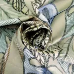 Pościel satyna bawełniana(P) GRETA GREEN/160x200 LUXURY PREMIUM - 5