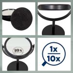 KELA-Lusterko stojące regulowane czarne Selena - 3