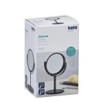 KELA-Lusterko stojące regulowane czarne Selena - 5