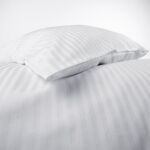 Poszewka hotelowa na zakładkę PASY 1cm biała/50x60 - 4