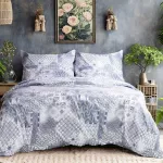 Pościel bawełniana PAVA DARK BLUE/200x220 COTTONLOVE EXCLUSIVE (promocja) - 2