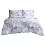 Pościel bawełniana PAVA DARK BLUE/200x220 COTTONLOVE EXCLUSIVE (promocja) - 3