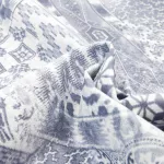 Pościel bawełniana PAVA DARK BLUE/200x220 COTTONLOVE EXCLUSIVE (promocja) - 6