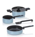 KELA-Zestaw 3 garnków 5el. dymny błękit Mira - 2