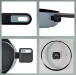 KELA-Zestaw 3 garnków 5el. dymny błękit Mira - 3