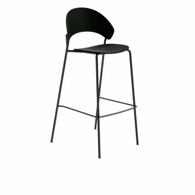 Dosina Bar Stool 75 cm Oak Black