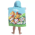 Ręcznik bawełniany ponczo z kapturem 50x115 Psi Patrol 159 - 4