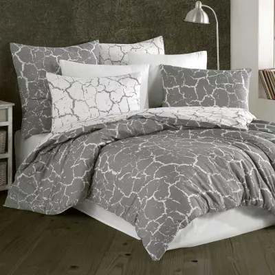 Pościel bawełniana MERCER GREY/200x220 COTTONLOVE EXCLUSIVE