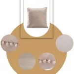 Poszewka dekoracyjna PONPON-196/45x45 - 6