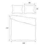 Pościel bawełniana SIDELYA/200x220 COTTONLOVE EXCLUSIVE (promocja) - 7