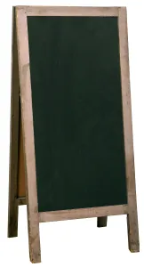 Drewniana rama w kształcie litery A z dwustronną tablicą Ib Laursen