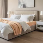 Prześcieradło jersey elastan z gumką PINK/RÓŻ/220x200x30 - 2