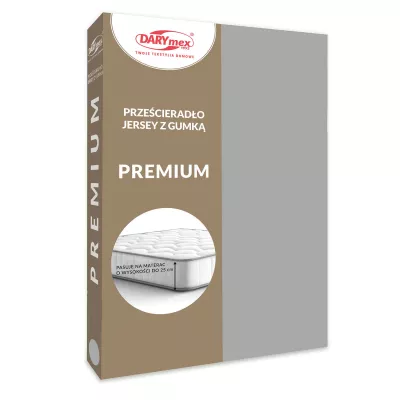 Prześcieradło jersey z gumką 024/210/220x200 PREMIUM
