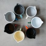 Kubek ceramiczny 1l pomarańczowy Riess Corall - 2