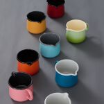 Kubek ceramiczny 1l pomarańczowy Riess Corall - 3