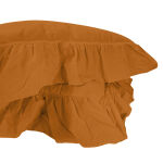 Poszewka bawełniana komplet SUDAN BROWN/2x40x40 STONEWASHED - 2