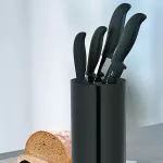 KELA-Zestaw 5 noży w bloku 6el.czarny Acida - 6