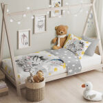 Pościel bawełna 100x135 + 40x60 Zebra - 2