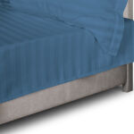 Prześcieradło satyna bambusowo-bawełniana STRIPE CORNFLOWER/160x240 - 3