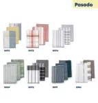 KELA-Zestaw ścierek kuchennych 3el. czarne Pasado - 2