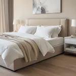 Prześcieradło jersey elastan z gumką WHITE/BIAŁY/180x200x30 - 2