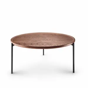 SAVOYE table top ø90 cm, stained oak