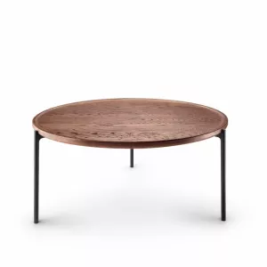 SAVOYE table top ø90 cm, stained oak