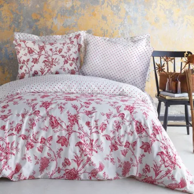 Pościel satyna bawełniana(P) ROSE BLANC/160x200 LUXURY (promocja)