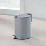 KELA-Kosz stalowy na śmieci 3 l jasnoszary Mats - 2