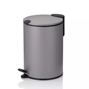 KELA-Kosz stalowy na śmieci 3 l jasnoszary Mats