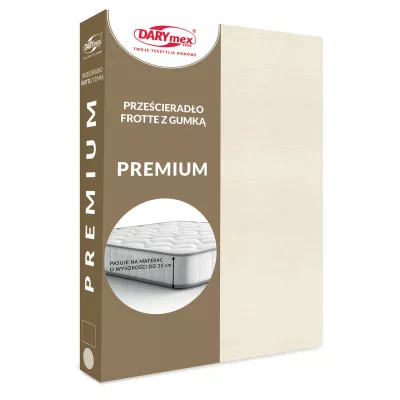 Prześcieradło frotte z gumką 022/130/140x200 PREMIUM