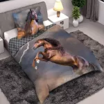 Pościel bawełna 160x200+1p70x80 Konie 003 - 2