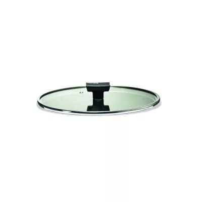 MO-Pokrywka szklana 20cm z metalowym rantem Nova