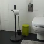 KELA-Stojak WC+szczotka toaletowa antracyt Sinerio - 5