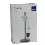 KELA-Stojak WC+szczotka toaletowa antracyt Sinerio - 6