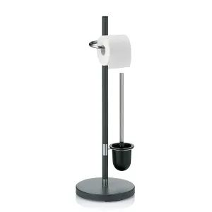 KELA-Stojak WC+szczotka toaletowa antracyt Sinerio