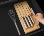 JJ-Zestaw 5 noży w bamb. organizerze Elevate Steel - 17