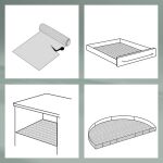 KELA-Mata antypośli. do szuflad ciemnoszara Solett - 3