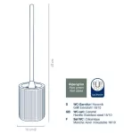 KELA-Szczotka toaletowa alpejska zieleń Ava - 3