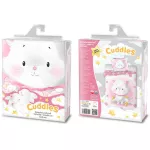 Pościel bawełna 100x135 + 40x60 Kotek róż - 2