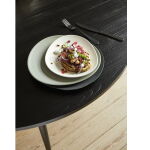 Stół do jadalni drewniany okrągły czarny Black Wood Nordal - 2