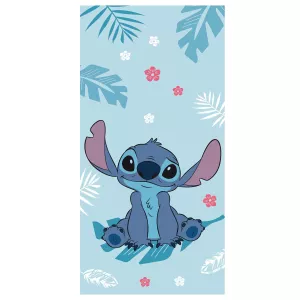 Ręcznik bawełniany 70x140 Lilo i Stitch niebieski