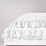 Pościel bawełniana OPTIC WHITE/160x200(P) STONEWASHED - 3