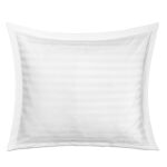 Pościel satyna bambusowo-bawełniana (P) STRIPE WHITE/160x200 +2x70x80 z listwą +4x40x40 BAMBOO - 7