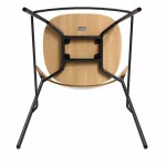 Dosina Bar Stool Low 65 cm Oak Black - 6