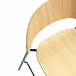 Dosina Bar Stool Low 65 cm Oak Black - 5