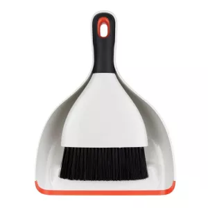 OXO-Zmiotka z szufelką biało/czerwona, Good Grips