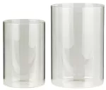 Zestaw 2 lampionów z uchwytem z plecionki bambusowej Ib Laursen - 2