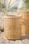 Zestaw 2 lampionów z uchwytem z plecionki bambusowej Ib Laursen - 5