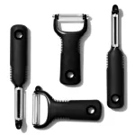 OXO-Obieraczka ząbkowana prosta, czarna, Good Grip - 5
